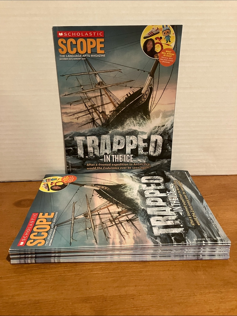 Scholastic Scope - 'Trapped in the Ice' - Teacher Lot (21 Magazine Copies)